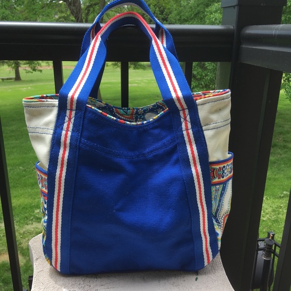 Vera Bradley Handbags - Vera Bradley Mariah Paisley Tote Bag Blue